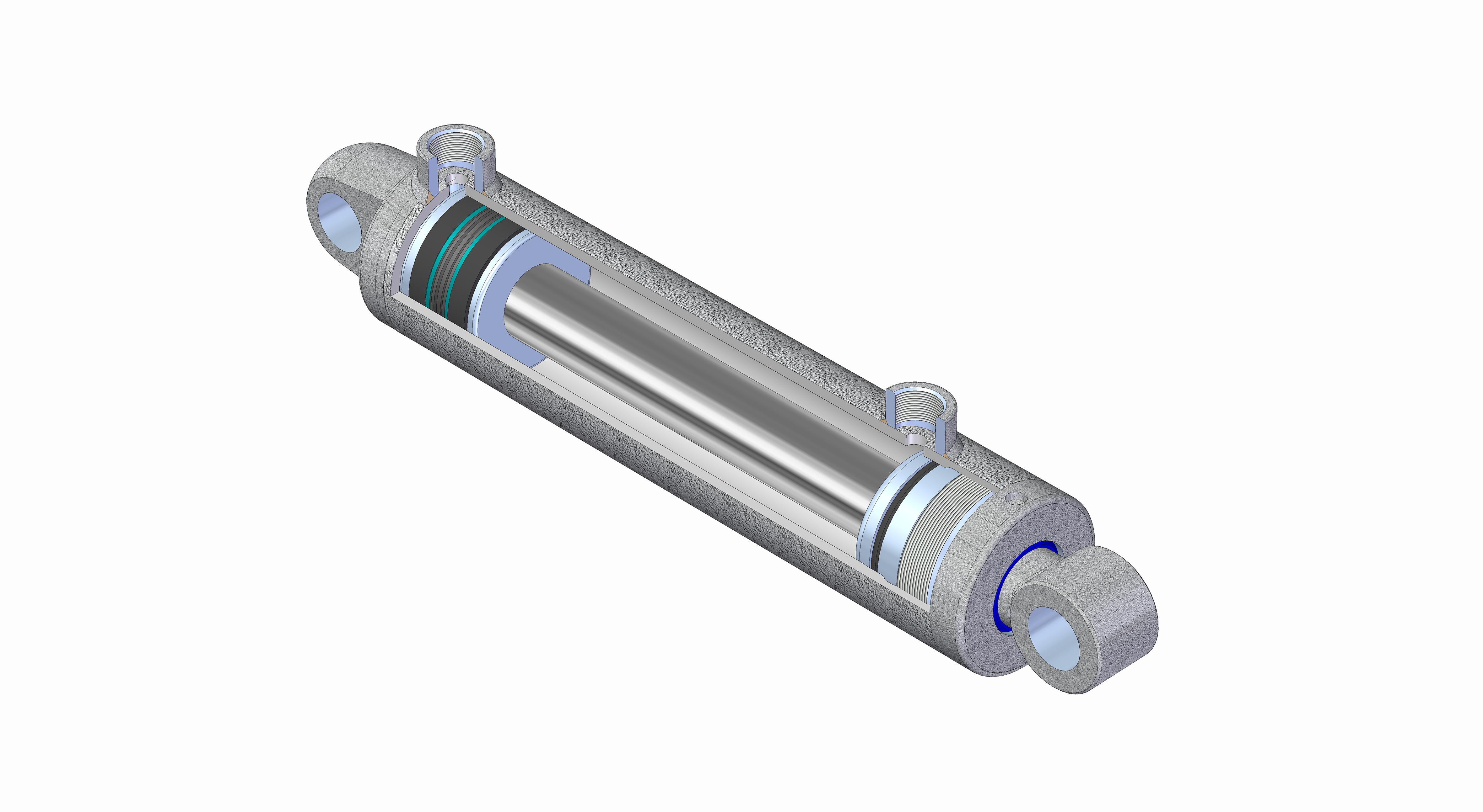 Compact Marine Damper cutaway